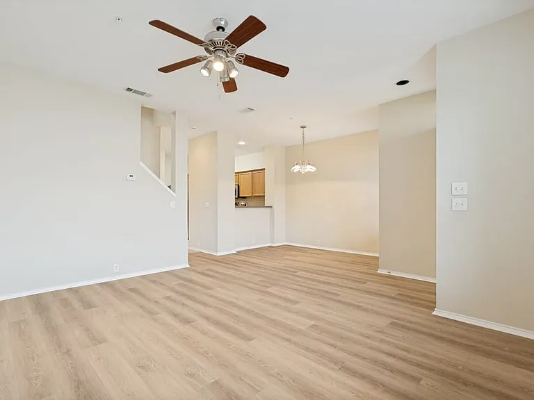 Dining area and breakfast bar.