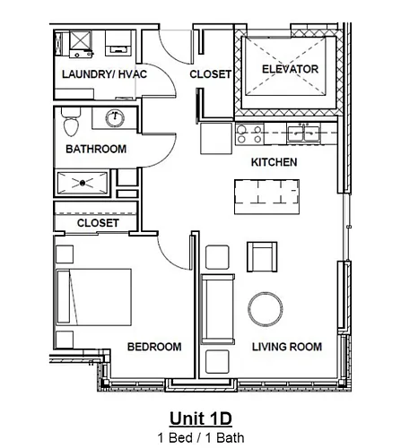 Floor plan 1D-M