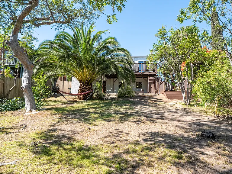 Expansive fenced in back yard