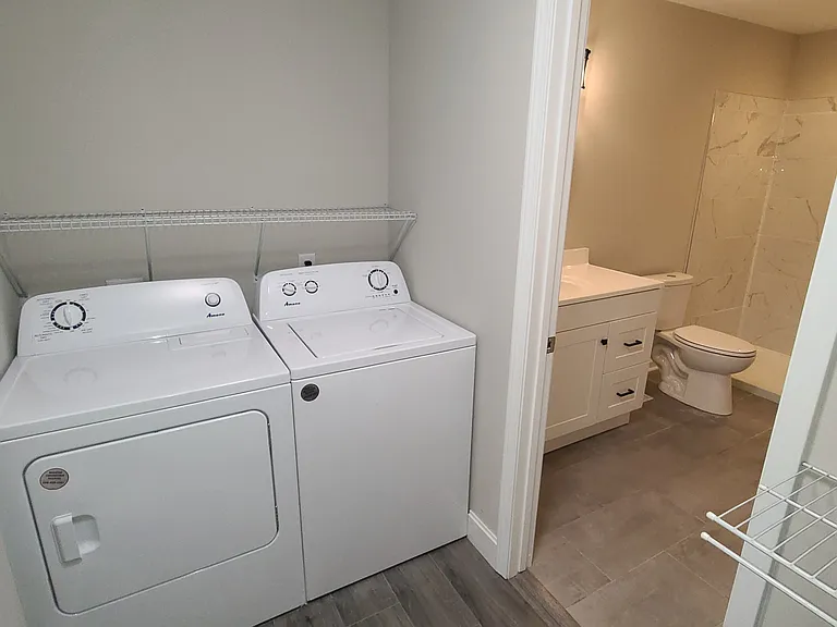 309 Unit B Laundry in Master closet