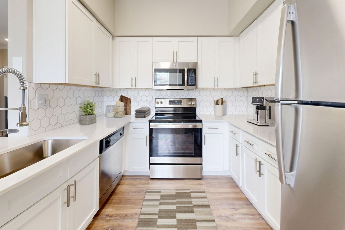 Newly Renovated Kitchen with Stainless Steel Appliances
