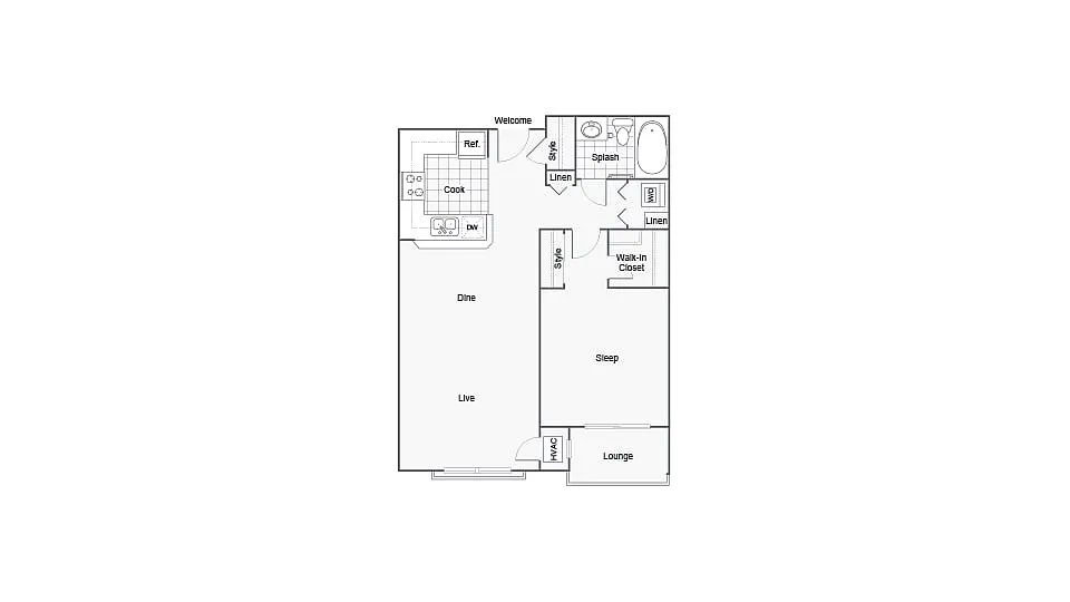 Floor plan Creekside
