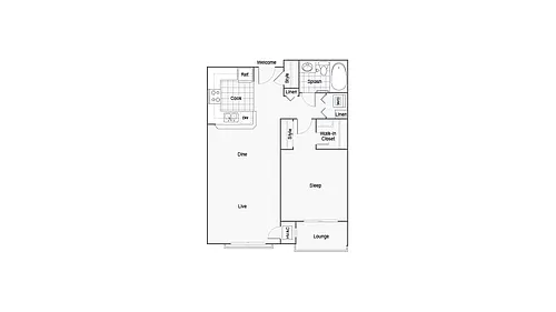 Floor plan Creekside