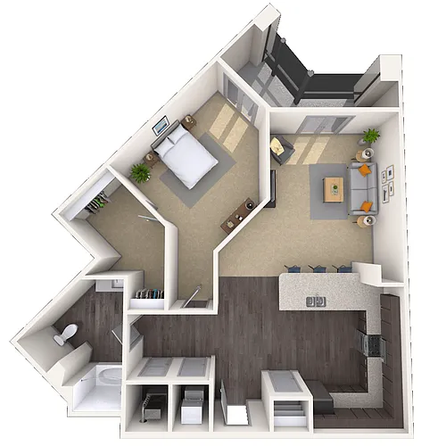 Floor plan Huger