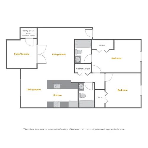 Floor plan The Peachtree