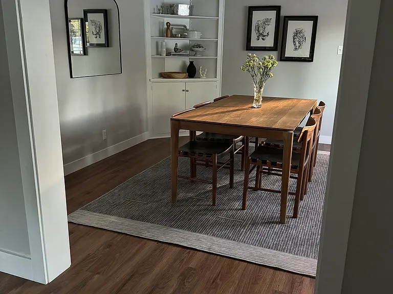 Shared dining room off kitchen