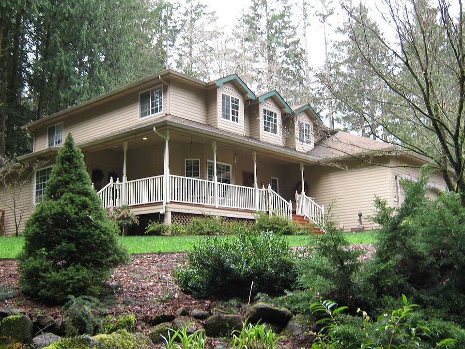 view from private road