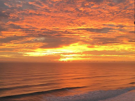 Sunrise from the balcony
