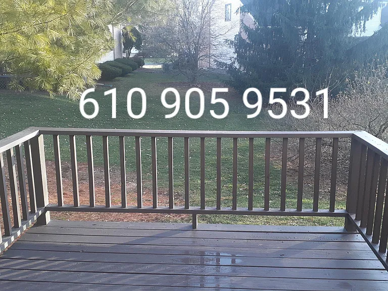 Looking off rear deck.