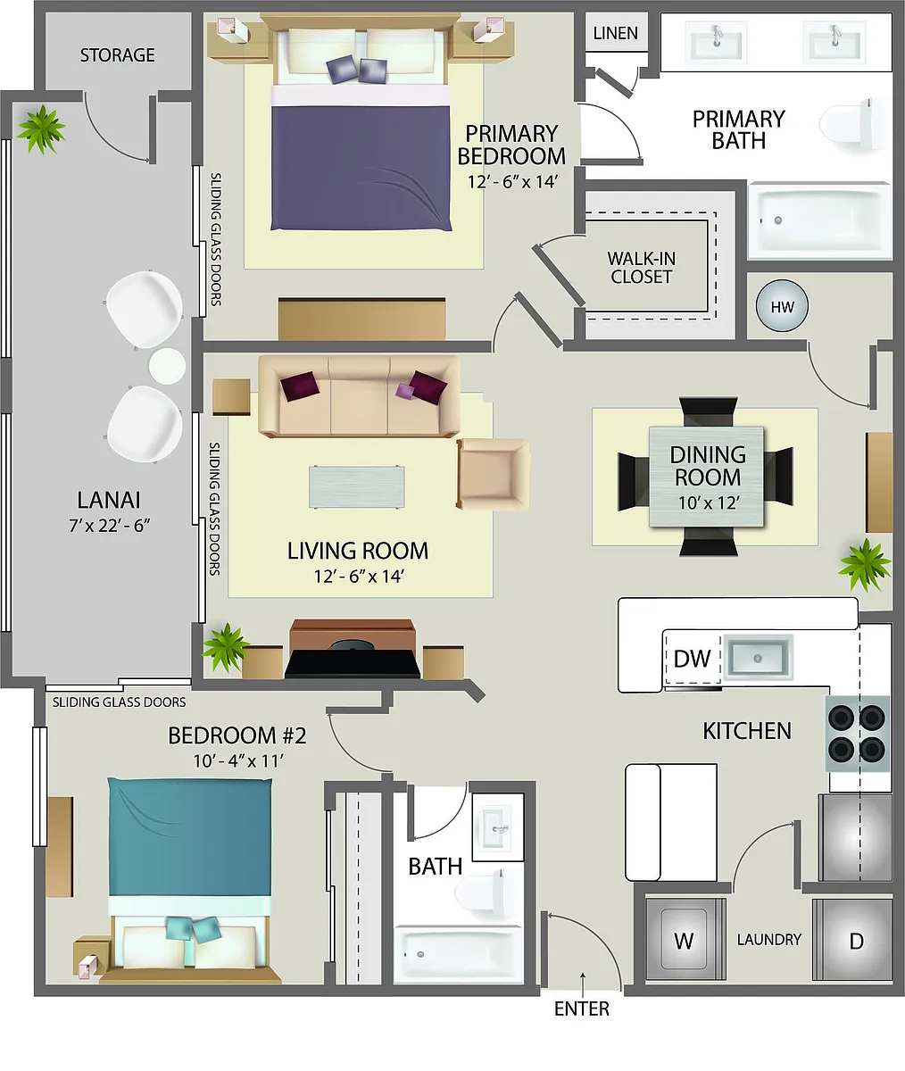 Floor plan Cornell