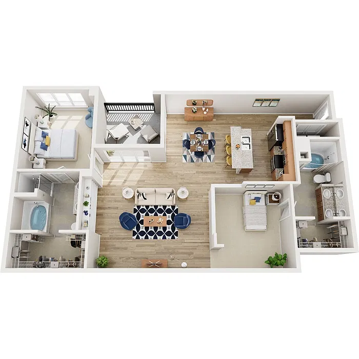 Floor plan B7