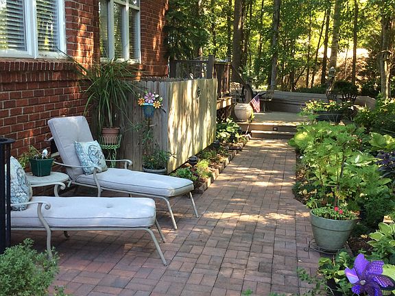 Brick patio with views