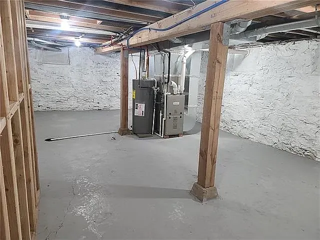 unfinished basement for extra storage