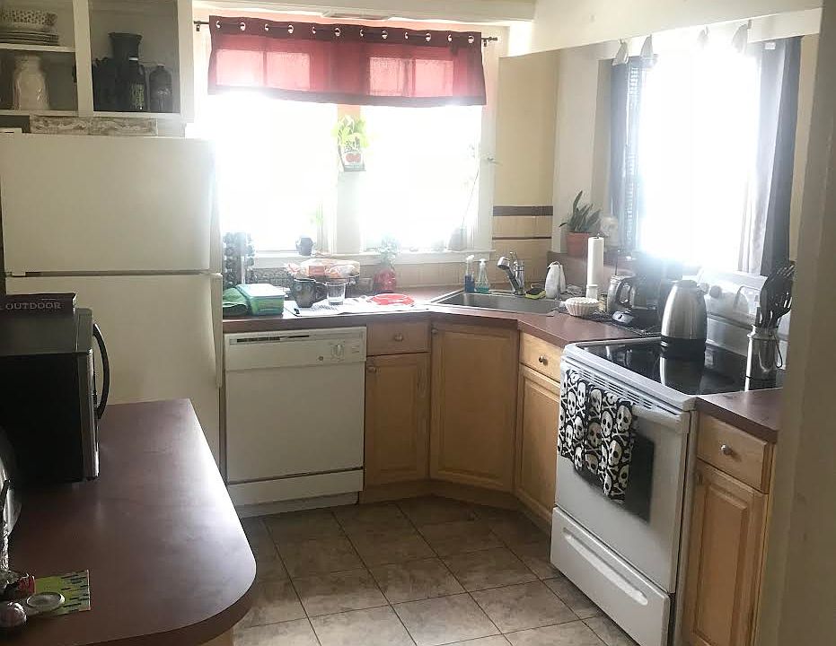 New stainless steel refrigerator, dishwasher and gas stove (not pictured here). Updated photos pending