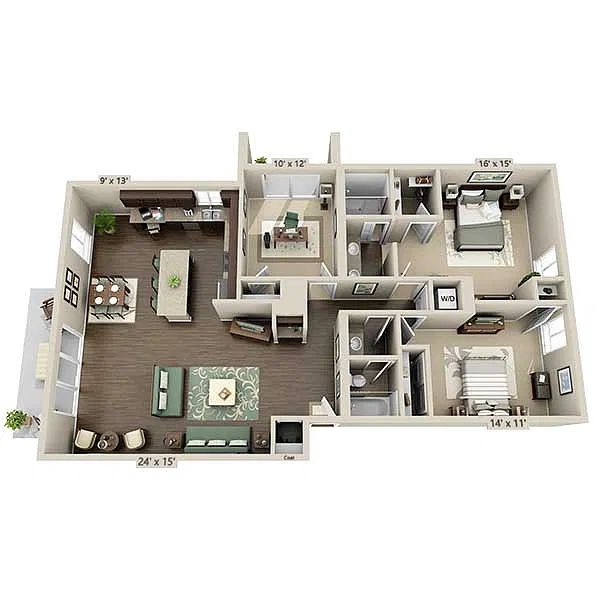 Floor plan C2-R