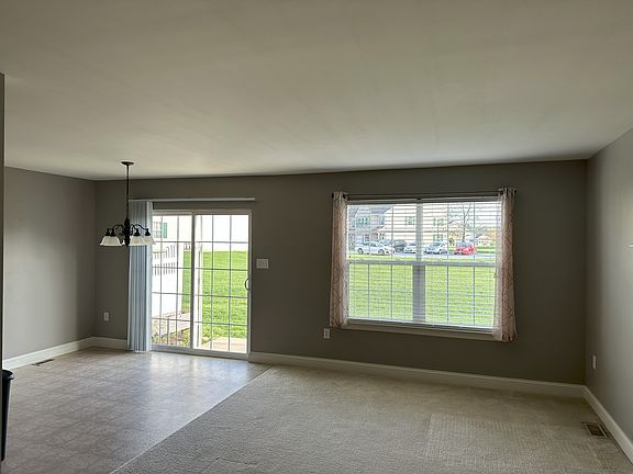 Living / dining area with lots of natural light