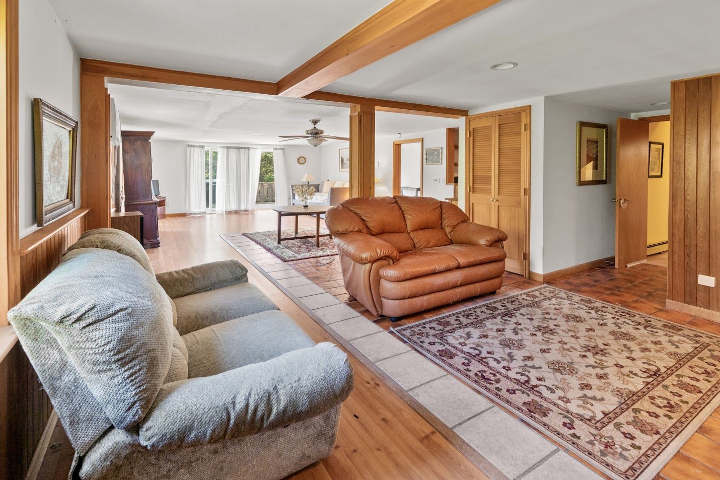 Lower level living room