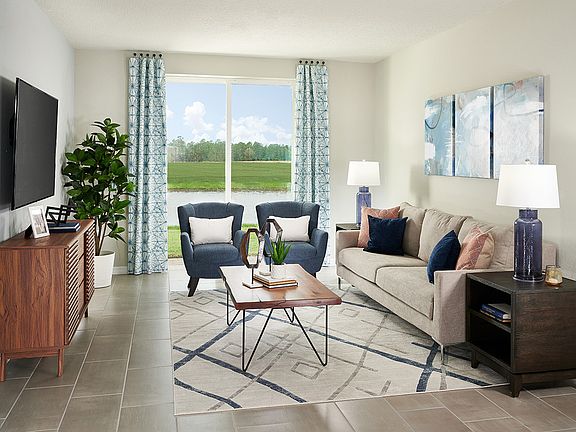 Great Room modeled at Villamar.