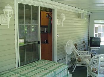 View from inside Screened Porch