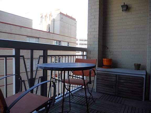 Balcony with sunset views