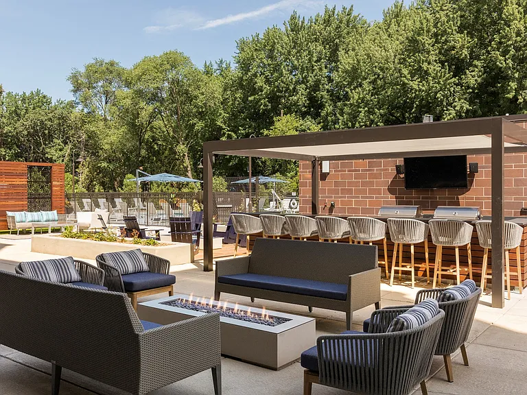 Outdoor grilling and pizza oven