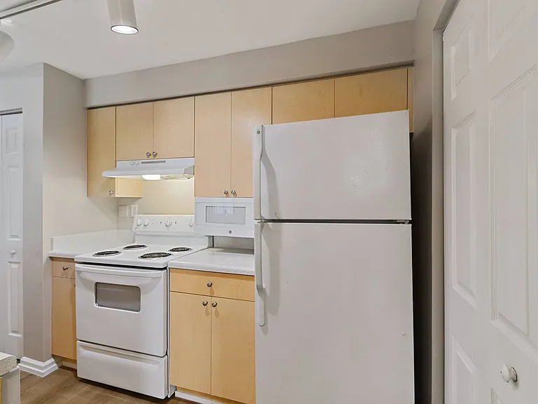 Classic finish kitchen with warm wood cabinetry