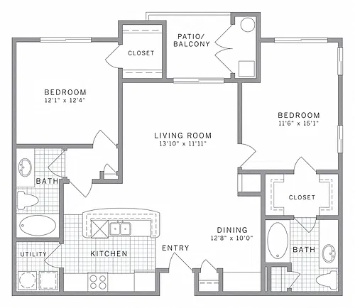 Floor plan B1
