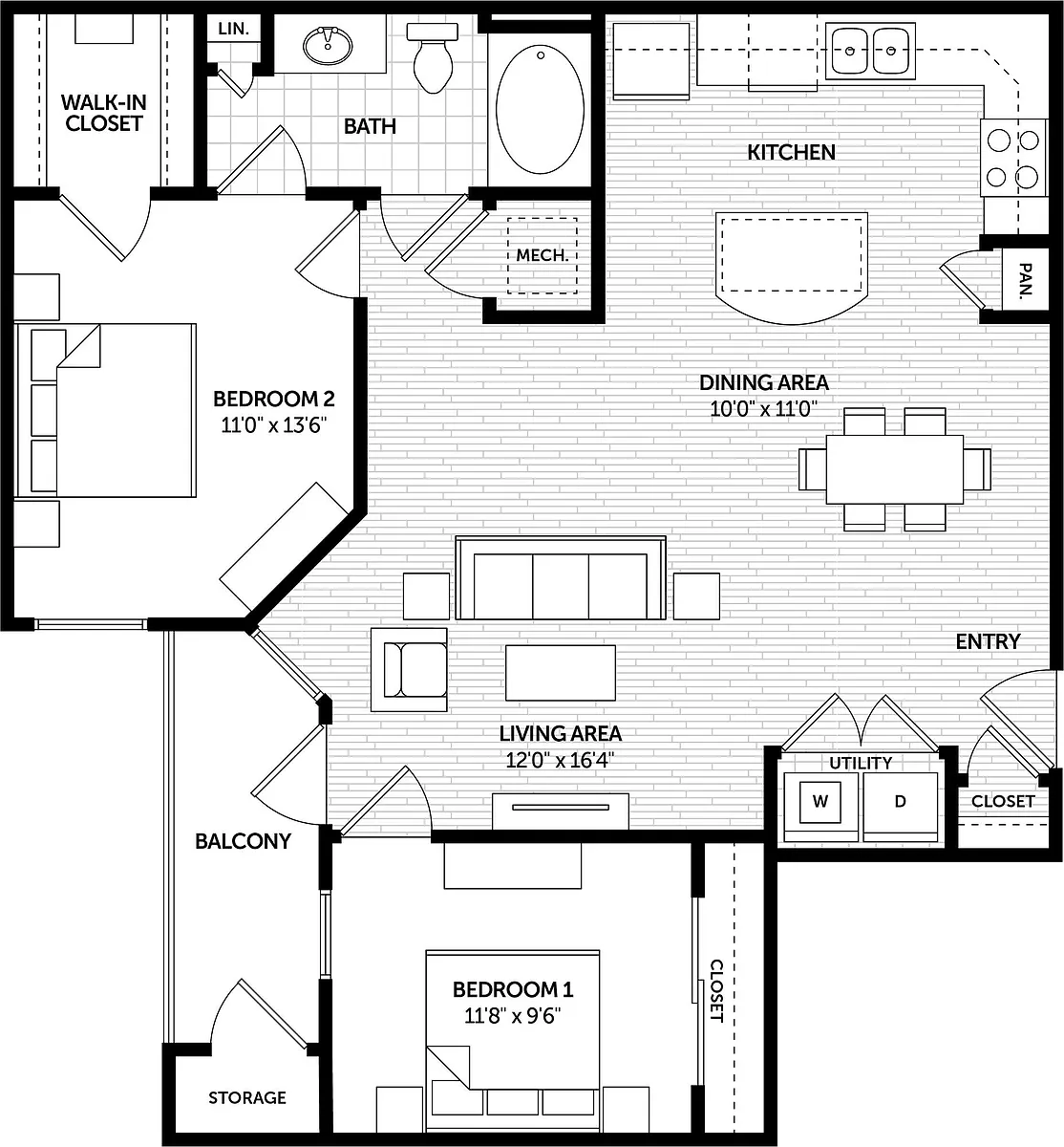 Floor plan 2BR