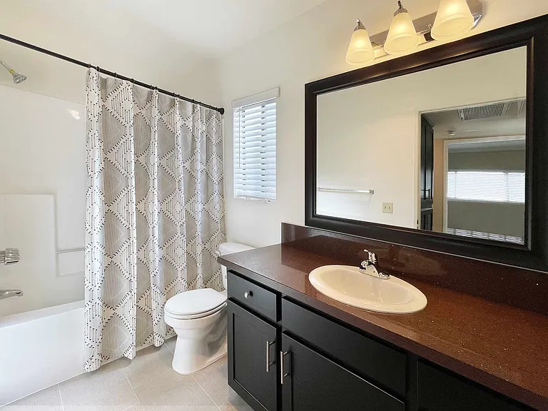 Spacious vanities and designer touches throughout!