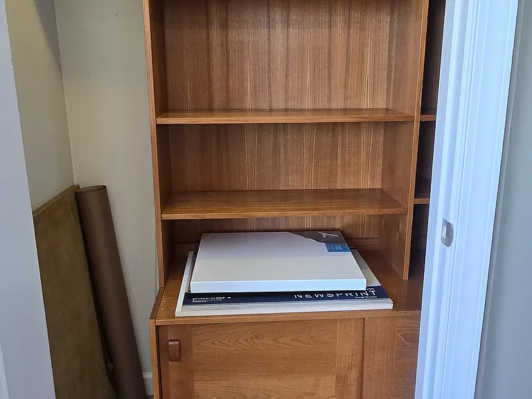 2nd bedroom closet in the study.