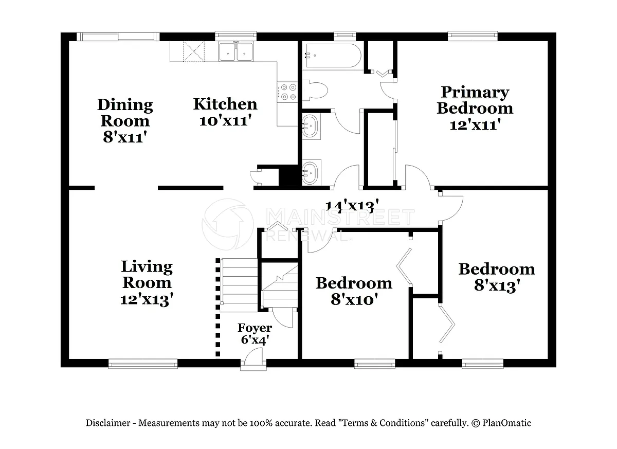 Floor Plan - 1108 Golfview Dr