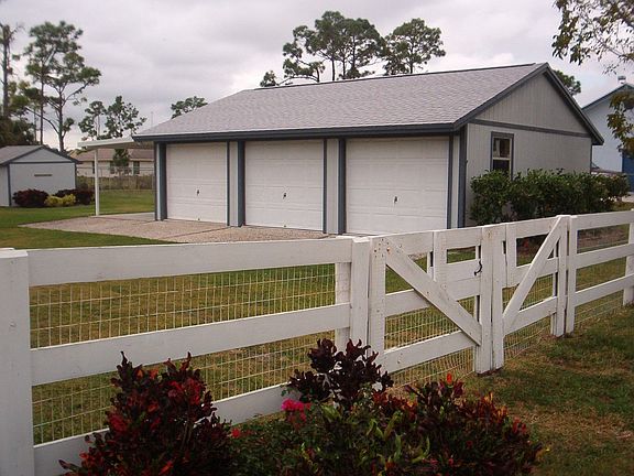 3-Bay Plus Carport Detached Garage