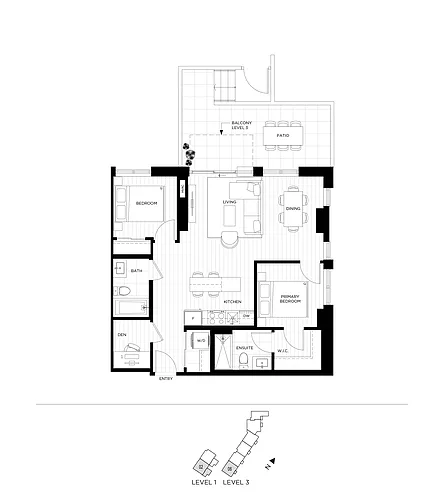 Floor plan T1-0102