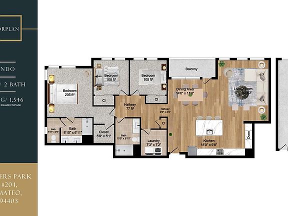 3rd image of 210 Waters Park Cir #204