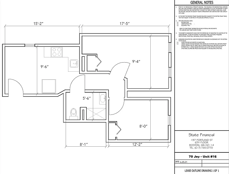 2 bed, 1.0 bath, $3,200 — Photo 1