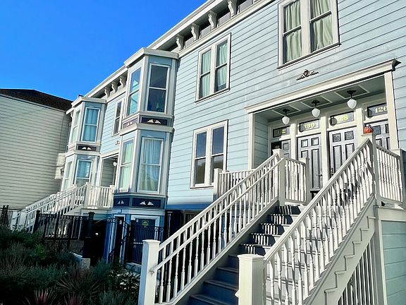 The facade of the building has been beautifully restored to its original condition.