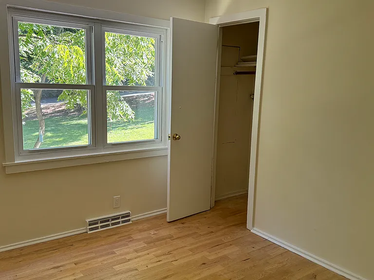 Upstairs front bedroom closet.
