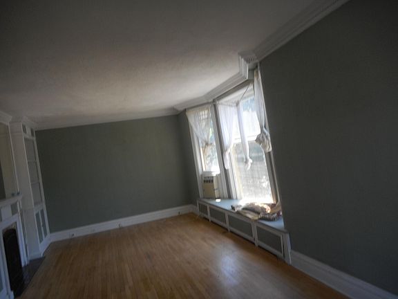 Bay window in living room