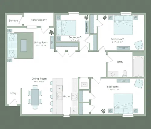 Floor plan C1
