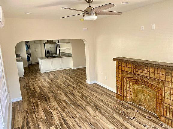 Living room and kitchen