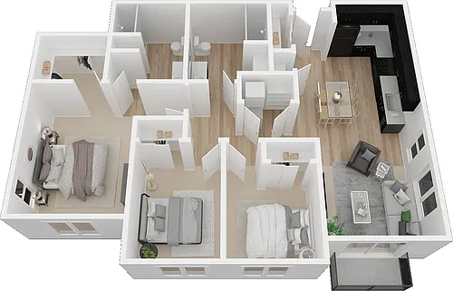 Floor plan 3X2 C1