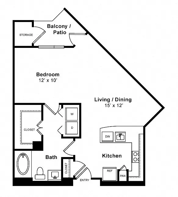 Floor plan Spirit - Mid-Rise