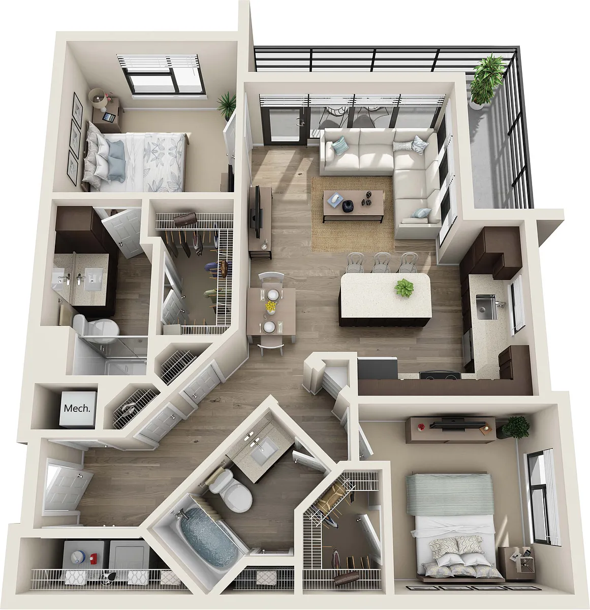 Floor plan B2