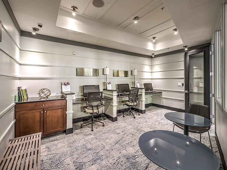Stay productive in a modern coworking space.
