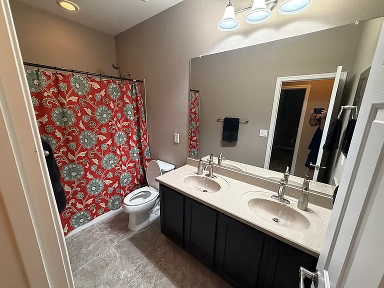 Hallway bathroom