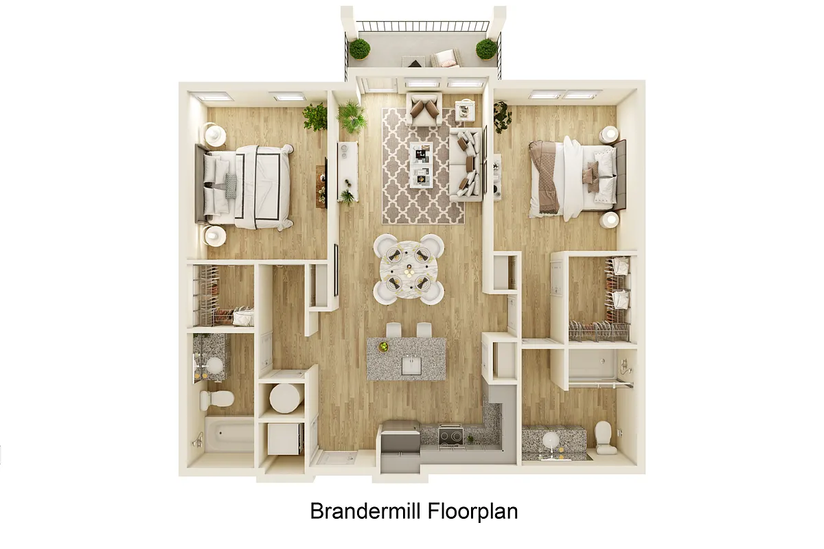 Floor plan Brandermill