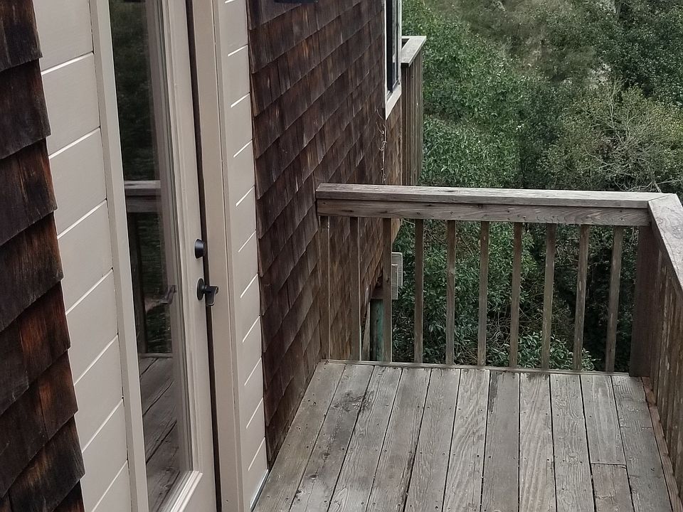 Front entrance and deck.