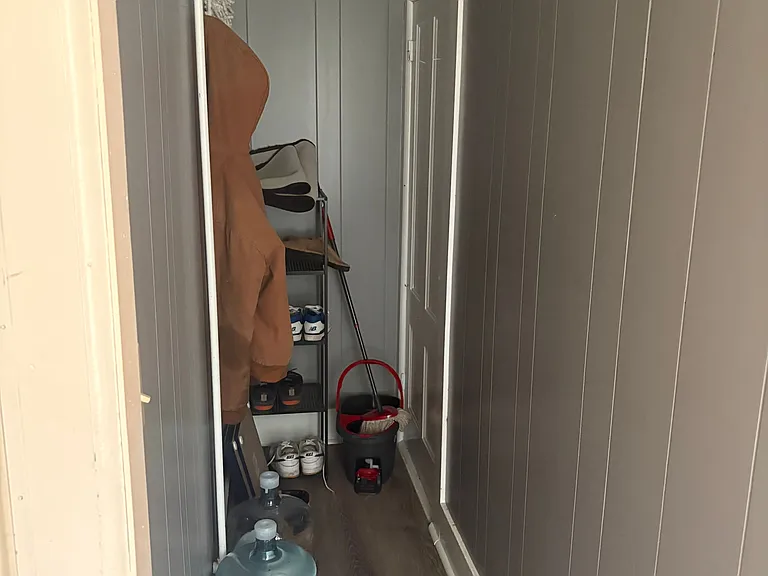 hallway / attic access