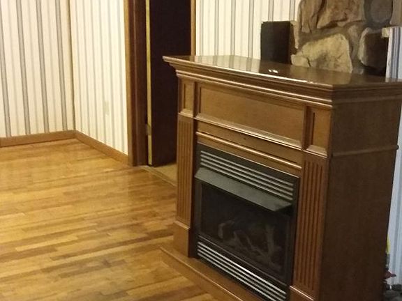 gas fireplace in family room