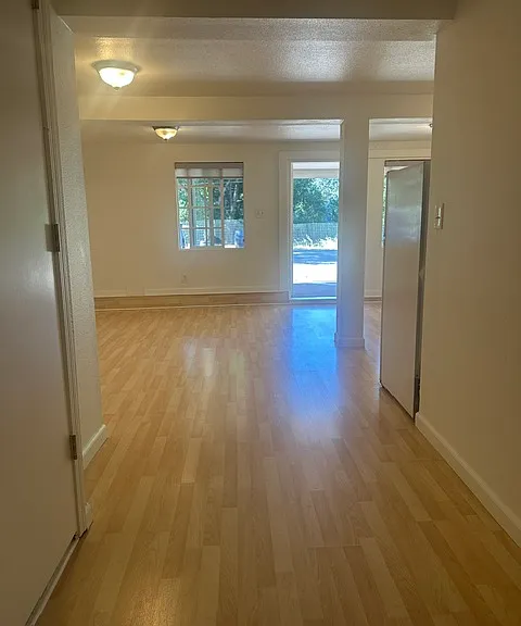 hallway looking into living room